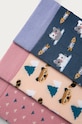 Skarpetki damskie koty (3-PACK) RW20.LGDB12 multicolor RW20