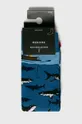 Skarpetki męskie w rekiny (2-pack) multicolor