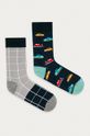 vícebarevná Medicine - Ponožky Funny (2-pack) Pánský