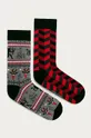 viacfarebná Medicine - Ponožky Xmass (2-pak) Pánsky