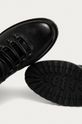 černá Medicine - Kožené boty Lux Black