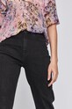 Jeansy damskie mom fit czarne czarny RW20.SJD031