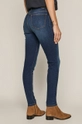 Jeansy damskie skinny granatowe 99 % Bawełna, 1 % Elastan