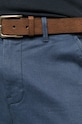 Spodnie męskie slim z paskiem niebieskie niebieski RW20.SPM053