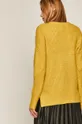 Sweter damski z recyklingowanym poliestrem żółty 30 % Akryl, 30 % Poliester z recyklingu, 40 % Poliamid