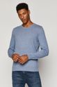jasny niebieski Sweter męski z bawełny organicznej niebieski Męski