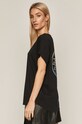 Odzież T-shirt damski z bawełny organicznej z nadrukiem AC/DC czarny RW20.TSD913 czarny