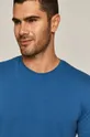 niebieski T-shirt męski niebieski
