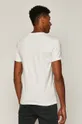 T-shirt męski z nadrukiem biały biały