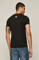 T-shirt męski z bawełny organicznej czarny <p>100 % Bawełna organiczna</p>