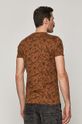 T-shirt męski z bawełny organicznej brązowy 100 % Bawełna organiczna