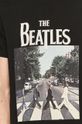T-shirt męski z nadrukiem The Beatles czarny Męski
