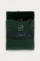 T-shirt męski Xmass (2-pack) zielony cyraneczka