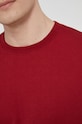 Longsleeve gładki męski bordowy RW21.BUM070 bordowy