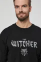 čierna Tričko s dlhým rukávom Witcher