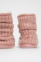 Kapcie damskie różowe Cholewka: Materiał tekstylny, Wnętrze: Materiał tekstylny, Podeszwa: Materiał syntetyczny