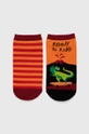 multicolor Skarpetki męskie dinozaur (2-pack) Męski