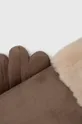 Rękawiczki damskie brązowe brązowy
