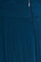 niebieski Spódnica damska z plisowanej tkaniny niebieska