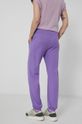Spodnie dresowe damskie fioletowe 94 % Bawełna, 6 % Elastan