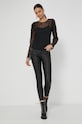 Spodnie damskie czarne RW21.SPDA11 czarny RW21