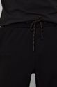 Spodnie męskie dresowe z kieszeniami cargo czarne Męski