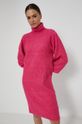 ostrá růžová Medicine - Vlněné šaty Apres Ski Dámský