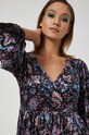 Sukienka z wzorzystej tkaniny multicolor RW21.SUDB04