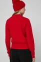 Sweter damski z półgolfem czerwony 22 % Poliamid, 28 % Poliester, 50 % Wiskoza