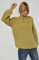 żółty Medicine - Sweter z domieszką wełny Essential Damski