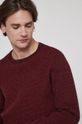 gaštanová Medicine - Bavlnený sveter Basic