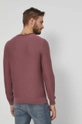 Sweter bawełniany męski purpurowy 100 % Bawełna