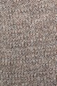 Sweter męski z wzorzystej dzianiny beżowy RW21.SWM703