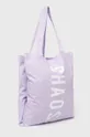 Bawełniana torba z nadrukiem fioletowa fioletowy