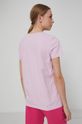T-shirt damski gładki różowy 96 % Bawełna, 4 % Elastan