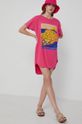 ostry różowy T-shirt damski by Ewelina Gąska, Summer Posters różowy