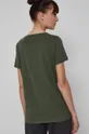 T-shirt damski z bawełny organicznej zielony 100 % Bawełna organiczna