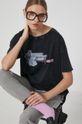 T-shirt bawełniany damski szary z kolekcji Możliwości - Fundacja Wisławy Szymborskiej Damski