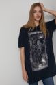 Medicine - Bavlněné tričko by Natalia Szwed námořnická modř