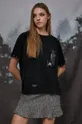 czarny Medicine - T-shirt bawełniany by Natalia Szwed Damski