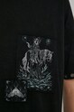 T-shirt damski bawełniany by Natalia Szwed czarny czarny RW21.TSD752