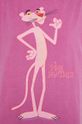T-shirt damski bawełniany z Różową Panterą różowy Damski