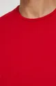 T-shirt męski gładki czerwony Męski