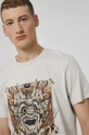 szary T-shirt bawełniany Barong Mask szary