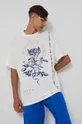 T-shirt unisex bawełniany z nadrukiem biały 100 % Bawełna