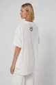 T-shirt unisex bawełniany z nadrukiem biały