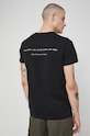 Odzież T-shirt bawełniany z nadrukiem czarny RW21.TSM507 czarny