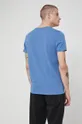 T-shirt z bawełny organicznej męski niebieski <p>100 % Bawełna organiczna</p>
