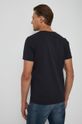 czarny T-shirt męski bawełniany by Natalia Szwed czarny