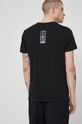 czarny T-shirt męski bawełniany by Natalia Szwed czarny